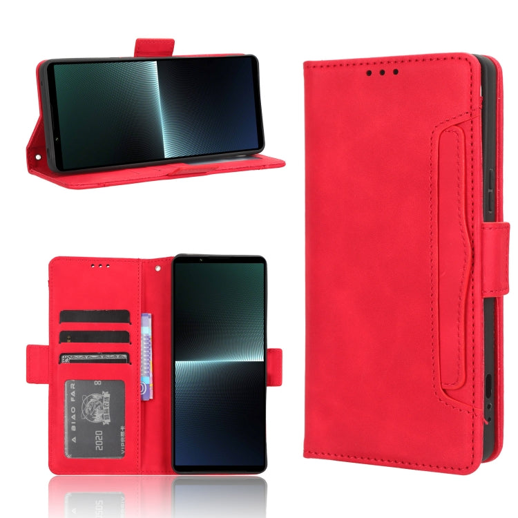 Skin Feel Calf Texture Card Slots Leather Phone Case, For Sony Xperia 1 VIII, For Sony Xperia 10 VII, For Sony Xperia 1 VII, For Sony Xperia 10 VI 2024, For Sony Xperia 1 VI 2024, For Sony Xperia 5 V 2023, For Sony Xperia 1 V, For Sony Xperia 10 V