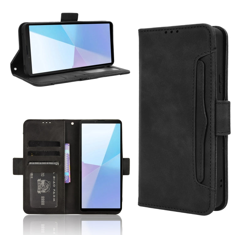 Skin Feel Calf Texture Card Slots Leather Phone Case, For Sony Xperia 1 VIII, For Sony Xperia 10 VII, For Sony Xperia 1 VII, For Sony Xperia 10 VI 2024, For Sony Xperia 1 VI 2024, For Sony Xperia 5 V 2023, For Sony Xperia 1 V, For Sony Xperia 10 V