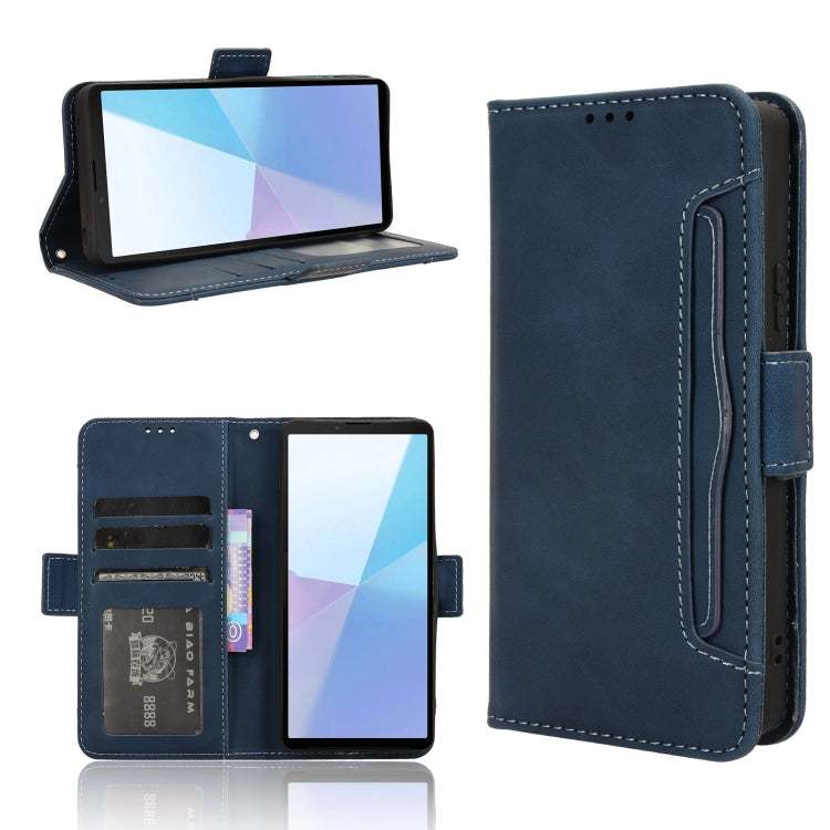 Skin Feel Calf Texture Card Slots Leather Phone Case, For Sony Xperia 1 VIII, For Sony Xperia 10 VII, For Sony Xperia 1 VII, For Sony Xperia 10 VI 2024, For Sony Xperia 1 VI 2024, For Sony Xperia 5 V 2023, For Sony Xperia 1 V, For Sony Xperia 10 V