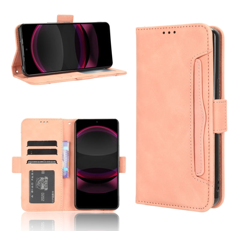 Skin Feel Calf Texture Card Slots Leather Phone Case, For Sharp Aquos Sense8, For Sharp Aquos R8 Pro / Leica Leitz Phone 3, For Sharp Aquos R8, For Sharp Mamorino6