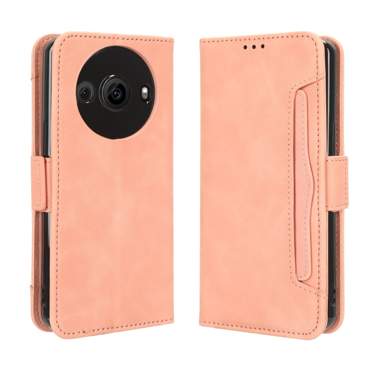 Skin Feel Calf Texture Card Slots Leather Phone Case, For Sharp Aquos R8 Pro / Leica Leitz Phone 3, For Sharp Aquos R8, For Sharp Mamorino6