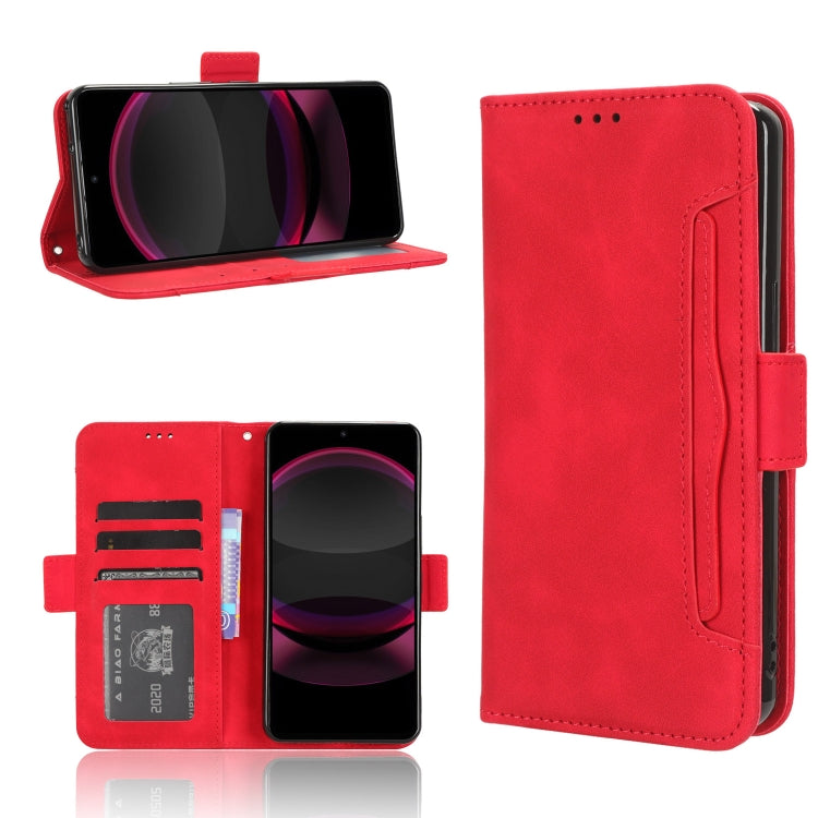 Skin Feel Calf Texture Card Slots Leather Phone Case, For Sharp Aquos Sense8, For Sharp Aquos R8 Pro / Leica Leitz Phone 3, For Sharp Aquos R8, For Sharp Mamorino6