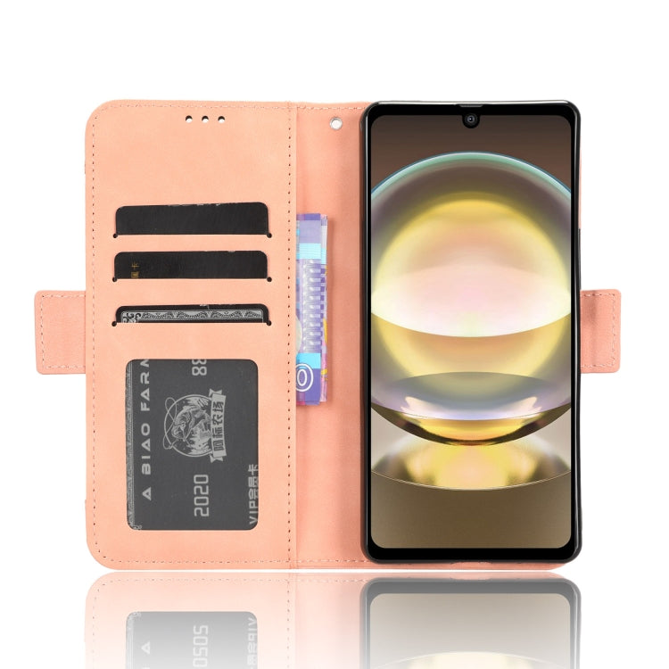 Skin Feel Calf Texture Card Slots Leather Phone Case, For Sharp Aquos R8, For Sharp Mamorino6