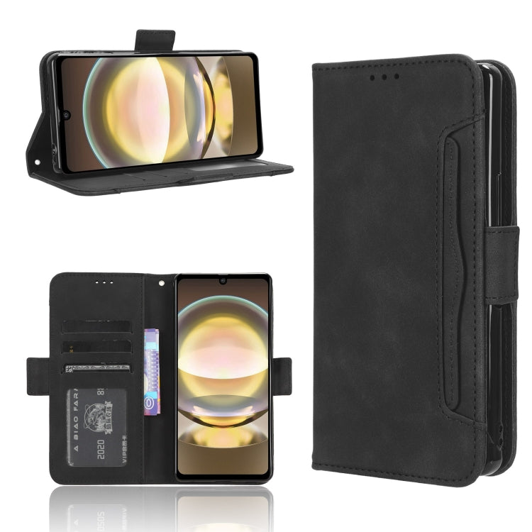 Skin Feel Calf Texture Card Slots Leather Phone Case, For Sharp Aquos Sense8, For Sharp Aquos R8 Pro / Leica Leitz Phone 3, For Sharp Aquos R8, For Sharp Mamorino6