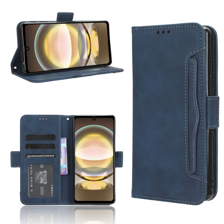 Skin Feel Calf Texture Card Slots Leather Phone Case, For Sharp Aquos Sense8, For Sharp Aquos R8 Pro / Leica Leitz Phone 3, For Sharp Aquos R8, For Sharp Mamorino6