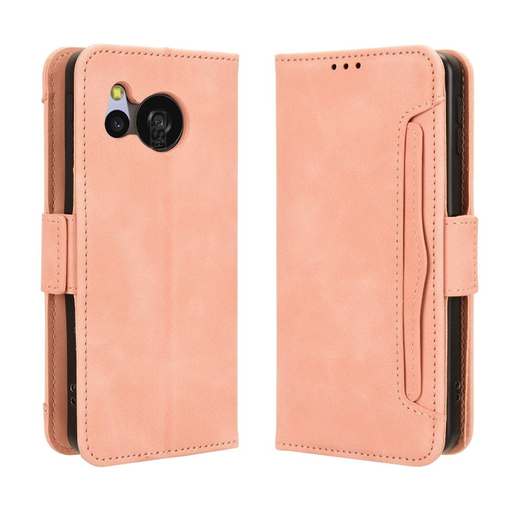 Skin Feel Calf Texture Card Slots Leather Phone Case, For Sharp Aquos Sense8, For Sharp Aquos R8 Pro / Leica Leitz Phone 3, For Sharp Aquos R8, For Sharp Mamorino6