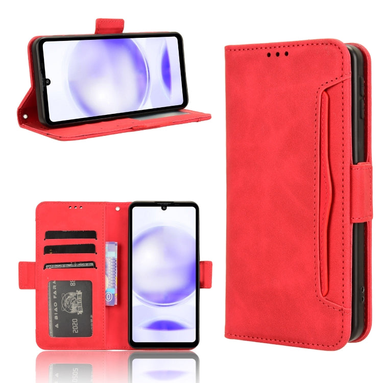 Skin Feel Calf Texture Card Slots Leather Phone Case, For Sharp Aquos Sense8, For Sharp Aquos R8 Pro / Leica Leitz Phone 3, For Sharp Aquos R8, For Sharp Mamorino6
