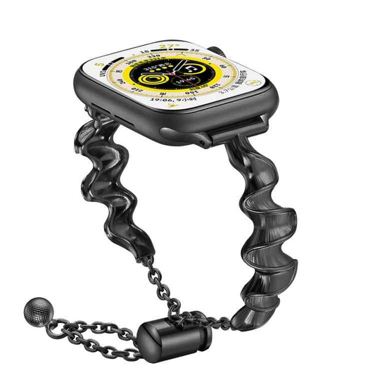 Ribbon Wave Metal Watch Band