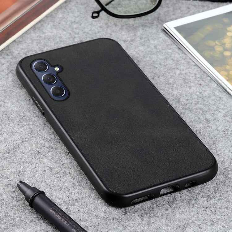 Two-color Calf Texture Shockproof Phone Case