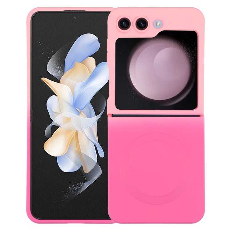 Liquid TPU Silicone Gradient MagSafe Phone Case, For Samsung Galaxy Z Flip3 5G, For Samsung Galaxy Z Flip5, For Samsung Galaxy Z Flip4