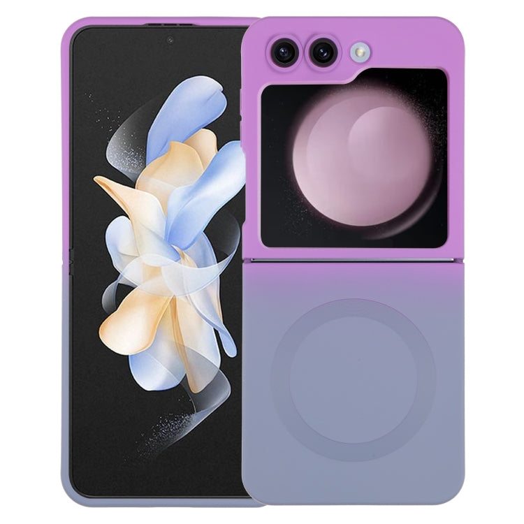 Liquid TPU Silicone Gradient MagSafe Phone Case, For Samsung Galaxy Z Flip3 5G, For Samsung Galaxy Z Flip5, For Samsung Galaxy Z Flip4
