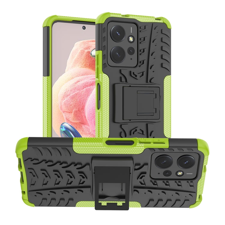 Tire Texture TPU + PC Phone Case with Holder, For Xiaomi Redmi A3 4G, For Xiaomi Redmi Note 13 4G, For Xiaomi Poco C65, For Xiaomi Redmi Note 13 5G Global, For Xiaomi Redmi 13C 4G, For Xiaomi Redmi Note 13 Pro+ 5G, For Xiaomi Redmi Note 13 Pro 5G Globa...