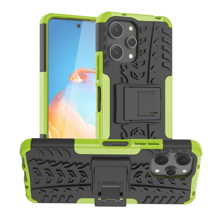 Tire Texture TPU + PC Phone Case with Holder