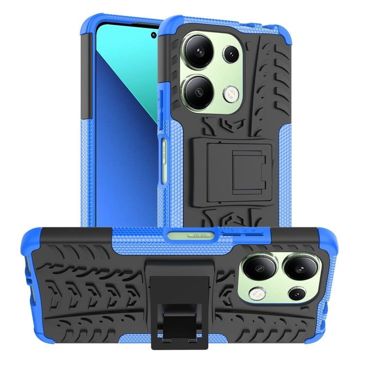 Tire Texture TPU + PC Phone Case with Holder, For Xiaomi Redmi A3 4G, For Xiaomi Redmi Note 13 4G, For Xiaomi Poco C65, For Xiaomi Redmi Note 13 5G Global, For Xiaomi Redmi 13C 4G, For Xiaomi Redmi Note 13 Pro+ 5G, For Xiaomi Redmi Note 13 Pro 5G Globa...
