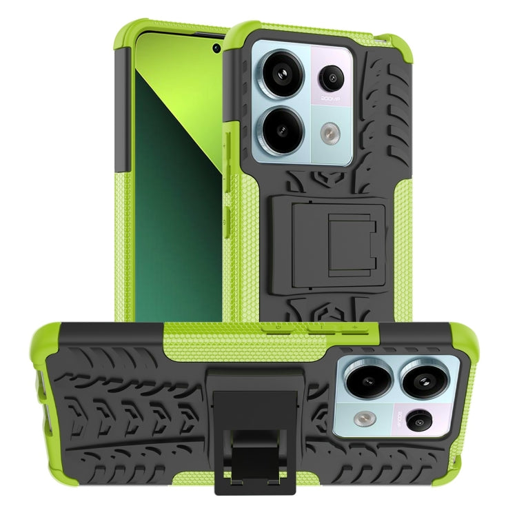 Tire Texture TPU + PC Phone Case with Holder, For Xiaomi Redmi A3 4G, For Xiaomi Redmi Note 13 4G, For Xiaomi Poco C65, For Xiaomi Redmi Note 13 5G Global, For Xiaomi Redmi 13C 4G, For Xiaomi Redmi Note 13 Pro+ 5G, For Xiaomi Redmi Note 13 Pro 5G Globa...