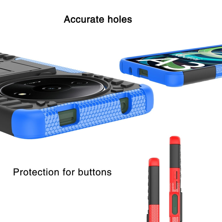 Tire Texture TPU + PC Phone Case with Holder, For Xiaomi Redmi A3 4G, For Xiaomi Redmi Note 13 4G, For Xiaomi Poco C65, For Xiaomi Redmi Note 13 5G Global, For Xiaomi Redmi 13C 4G, For Xiaomi Redmi Note 13 Pro+ 5G, For Xiaomi Redmi Note 13 Pro 5G Globa...