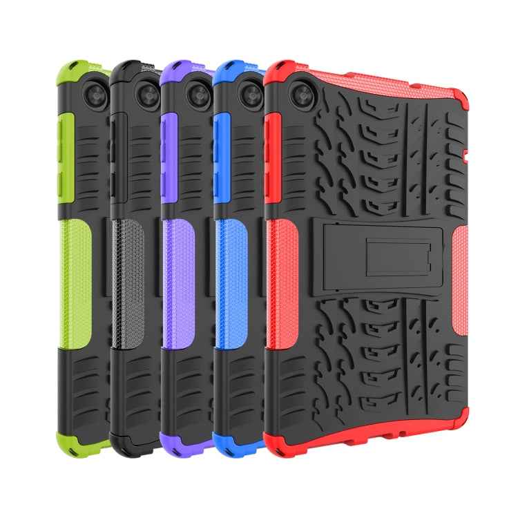 Tire Texture TPU + PC Tablet Case with Holder