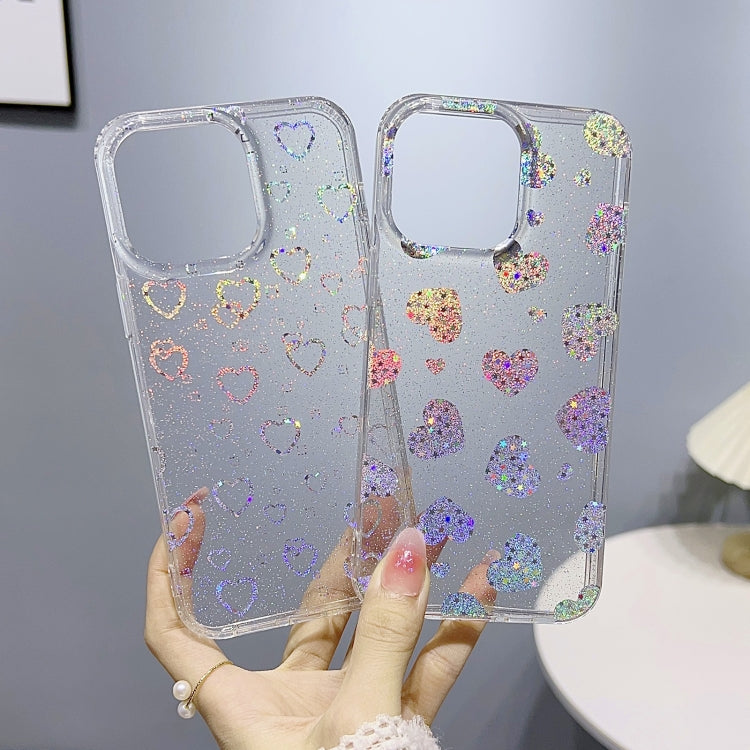 Little Star Series Glitter Powder TPU Phone Case, For iPhone 14, For iPhone 14 Pro, For iPhone 14 Pro Max, For iPhone 13