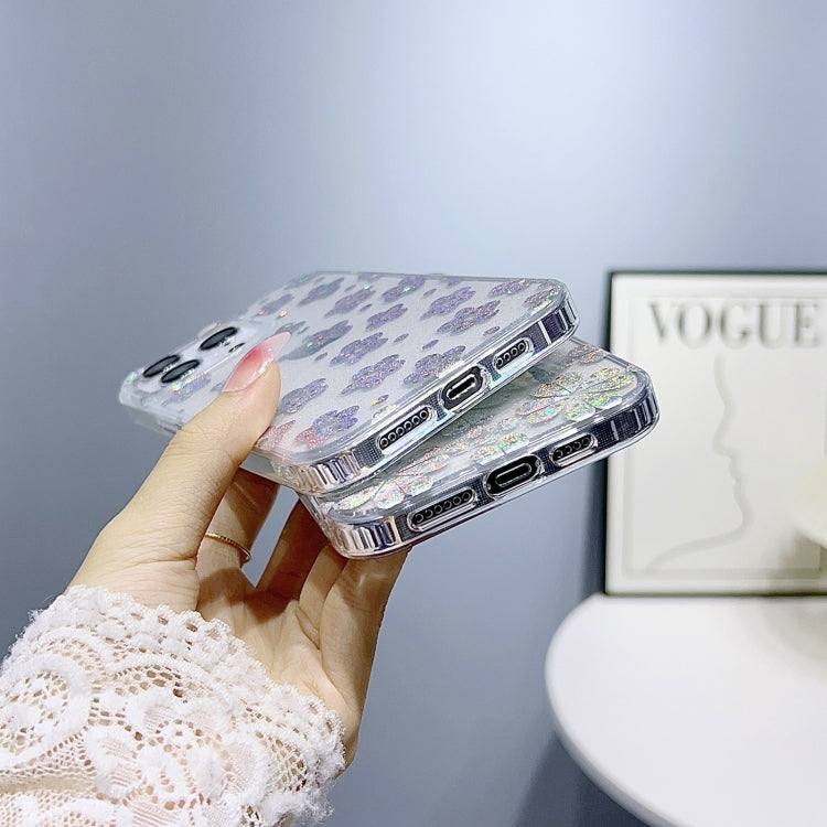 Little Star Series Glitter Powder TPU Phone Case, For iPhone 13 Pro, For iPhone 13 Pro Max, For iPhone 12, For iPhone 12 Pro