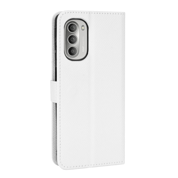 Diamond Texture Leather Phone Case, For Motorola Moto G52J 5G
