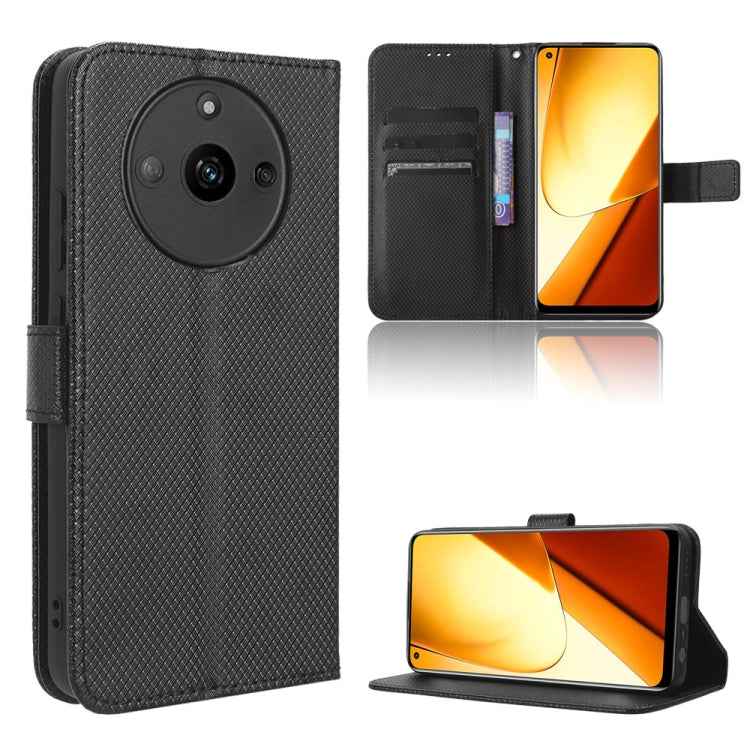 Diamond Texture Leather Phone Case, For Realme C53 4G / Narzo N53 4G, For Realme 11 5G, For Realme 11 Pro / 11 Pro+, For Realme C65 4G, For Realme GT Neo5 SE