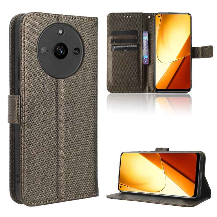 Diamond Texture Leather Phone Case, For Realme C53 4G / Narzo N53 4G, For Realme 11 5G, For Realme 11 Pro / 11 Pro+, For Realme C65 4G, For Realme GT Neo5 SE