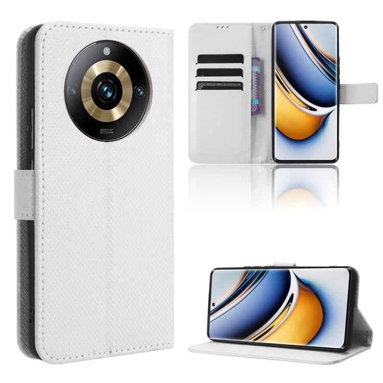 Diamond Texture Leather Phone Case, For Realme 11 Pro / 11 Pro+, For Realme C65 4G, For Realme GT Neo5 SE