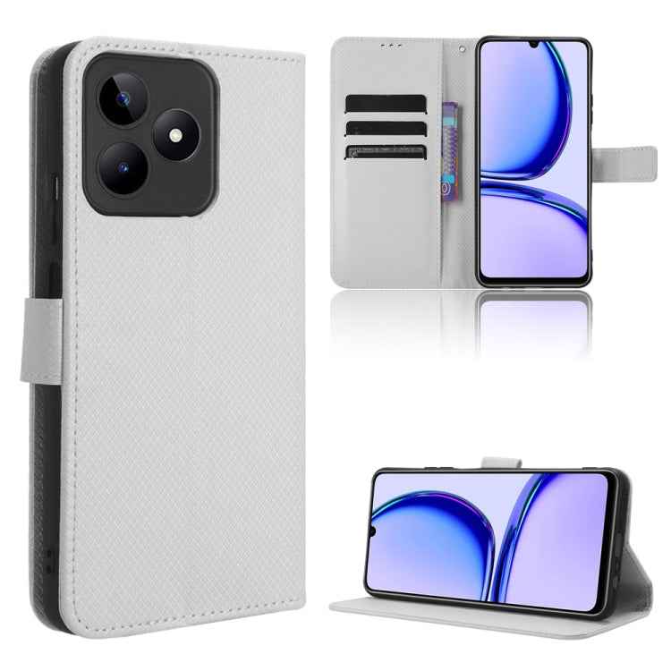 Diamond Texture Leather Phone Case, For Realme C53 4G / Narzo N53 4G, For Realme 11 5G, For Realme 11 Pro / 11 Pro+, For Realme C65 4G, For Realme GT Neo5 SE