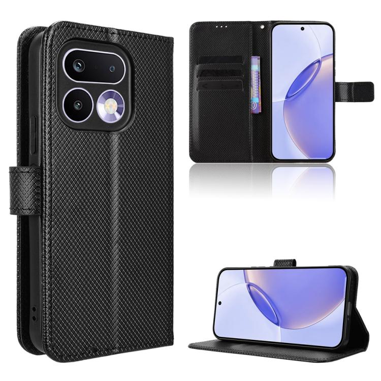 Diamond Texture Leather Phone Case, For Realme 16T 5G, For Realme C100i 4G / C100x 4G, For Realme C100 4G, For Realme C83 5G / P4 Lite 5G, For Realme P4 Power 5G, For Realme Note 80 4G, For Realme 16 5G, For Realme 16 Pro+ 5G, For Realme 16 Pro 5G