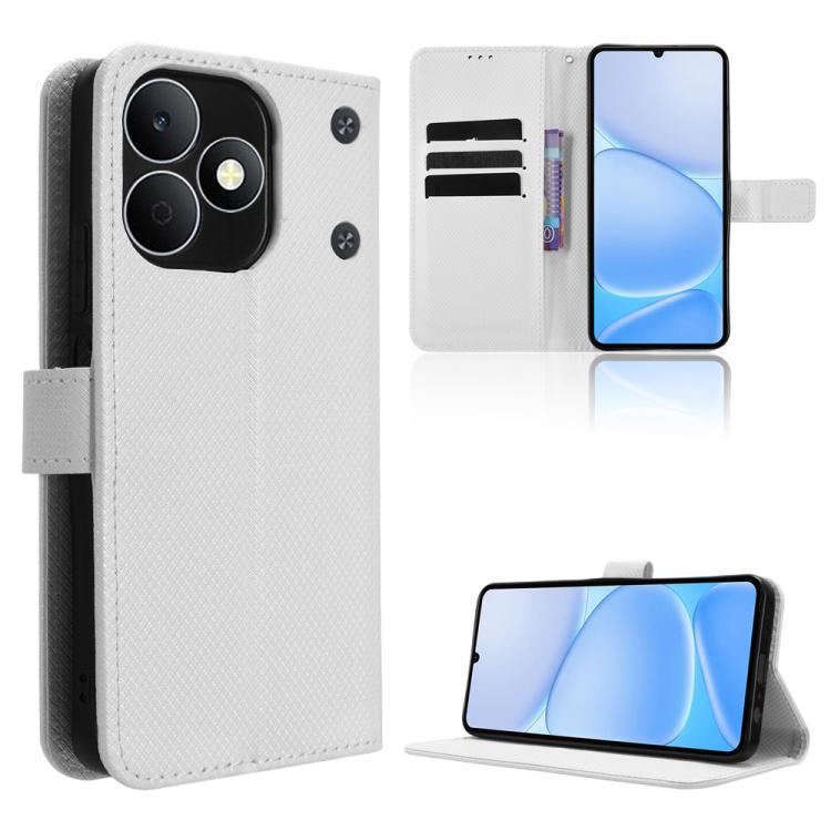 Diamond Texture Leather Phone Case, For Realme 16T 5G, For Realme C100i 4G / C100x 4G, For Realme C100 4G, For Realme C83 5G / P4 Lite 5G, For Realme P4 Power 5G, For Realme Note 80 4G, For Realme 16 5G, For Realme 16 Pro+ 5G, For Realme 16 Pro 5G