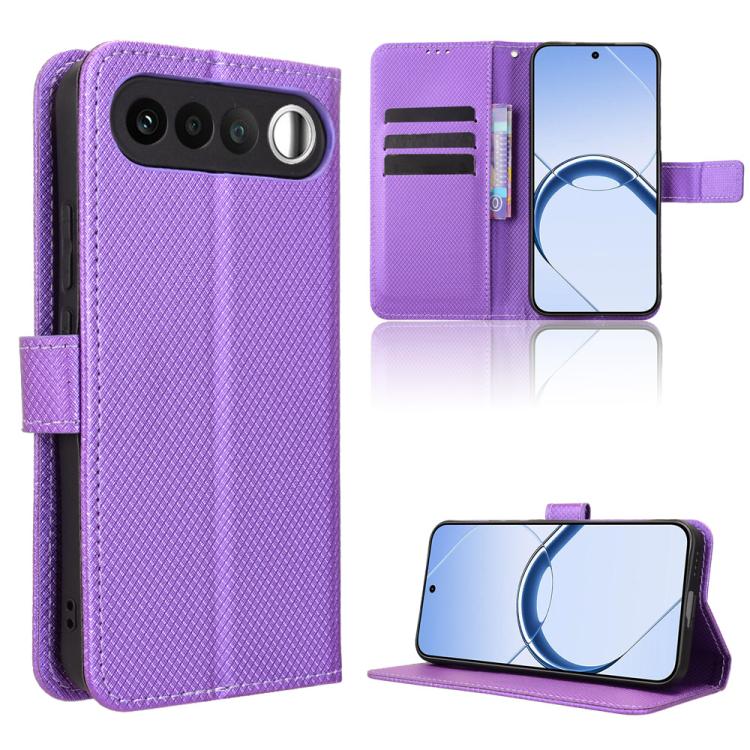 Diamond Texture Leather Phone Case, For Realme 16T 5G, For Realme C100i 4G / C100x 4G, For Realme C100 4G, For Realme C83 5G / P4 Lite 5G, For Realme P4 Power 5G, For Realme Note 80 4G, For Realme 16 5G, For Realme 16 Pro+ 5G, For Realme 16 Pro 5G