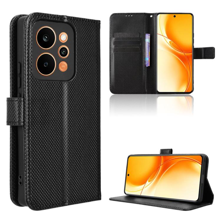 Diamond Texture Leather Phone Case, For Realme 16T 5G, For Realme C100i 4G / C100x 4G, For Realme C100 4G, For Realme C83 5G / P4 Lite 5G, For Realme P4 Power 5G, For Realme Note 80 4G, For Realme 16 5G, For Realme 16 Pro+ 5G, For Realme 16 Pro 5G