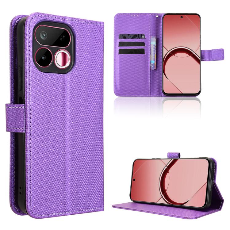 Diamond Texture Leather Phone Case, For Realme 16T 5G, For Realme C100i 4G / C100x 4G, For Realme C100 4G, For Realme C83 5G / P4 Lite 5G, For Realme P4 Power 5G, For Realme Note 80 4G, For Realme 16 5G, For Realme 16 Pro+ 5G, For Realme 16 Pro 5G