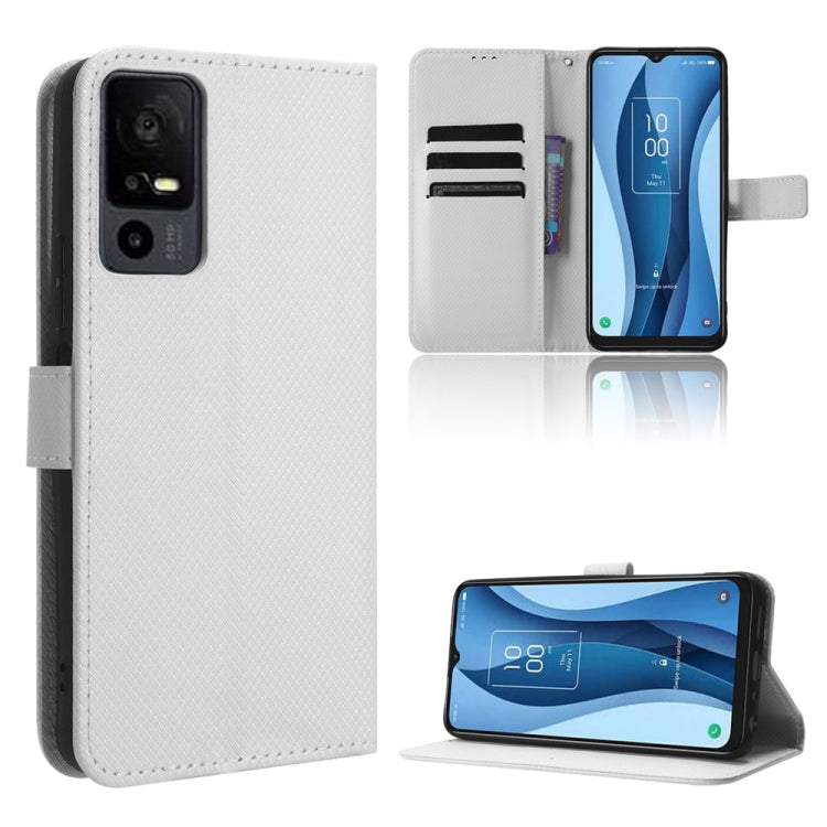 Diamond Texture Leather Phone Case, For TCL 502, For TCL 40 XE 5G /40 NxtPaper 5G, For TCL 40 NxtPaper 4G, For TCL 40 XE 5G, For TCL 40 XL, For TCL ION X