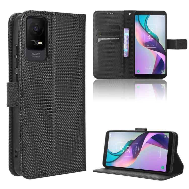 Diamond Texture Leather Phone Case, For TCL 502, For TCL 40 XE 5G /40 NxtPaper 5G, For TCL 40 NxtPaper 4G, For TCL 40 XE 5G, For TCL 40 XL, For TCL ION X