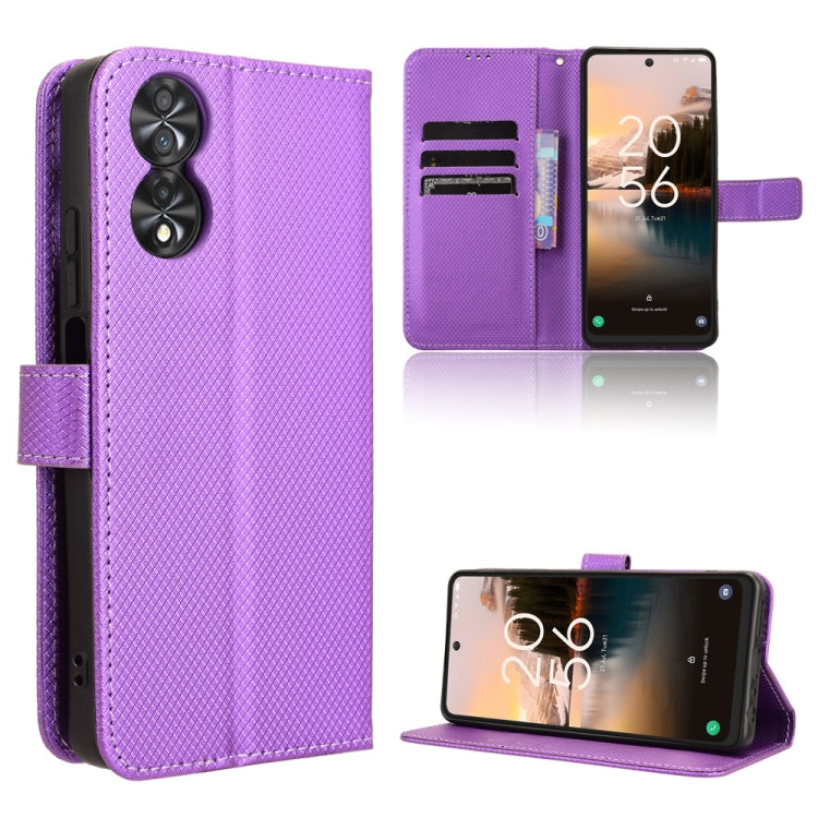 Diamond Texture Leather Phone Case, For TCL 502, For TCL 40 XE 5G /40 NxtPaper 5G, For TCL 40 NxtPaper 4G, For TCL 40 XE 5G, For TCL 40 XL, For TCL ION X