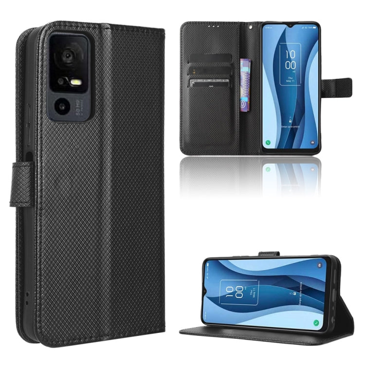 Diamond Texture Leather Phone Case, For TCL 502, For TCL 40 XE 5G /40 NxtPaper 5G, For TCL 40 NxtPaper 4G, For TCL 40 XE 5G, For TCL 40 XL, For TCL ION X