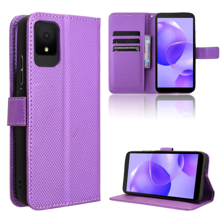 Diamond Texture Leather Phone Case, For TCL 502, For TCL 40 XE 5G /40 NxtPaper 5G, For TCL 40 NxtPaper 4G, For TCL 40 XE 5G, For TCL 40 XL, For TCL ION X