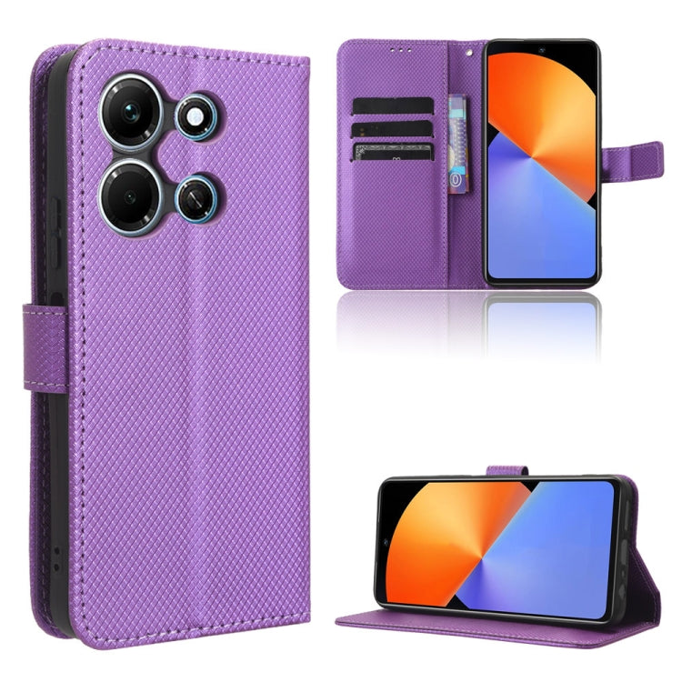 Diamond Texture Leather Phone Case, For Infinix Hot 30 5G X6832, For Infinix Smart 7 Plus, For Infinix Note 30 5G, For Infinix Smart 7 HD X6516, For Infinix Note 30i, For Infinix Note 30 Pro, For Infinix Note 30 4G, For Infinix Note 30 VIP
