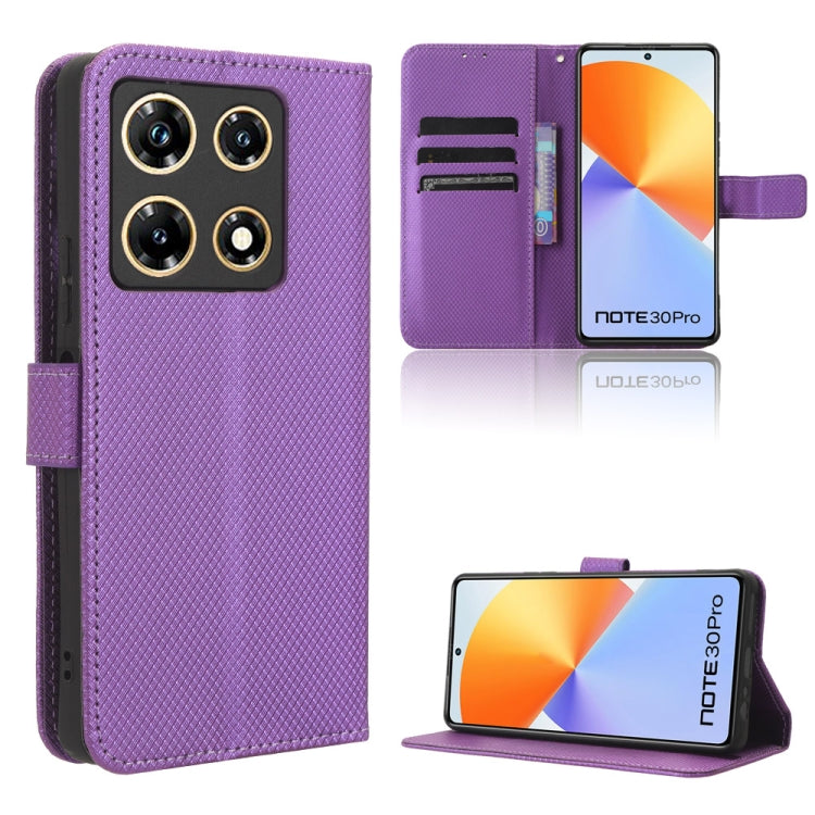 Diamond Texture Leather Phone Case, For Infinix Hot 30 5G X6832, For Infinix Smart 7 Plus, For Infinix Note 30 5G, For Infinix Smart 7 HD X6516, For Infinix Note 30i, For Infinix Note 30 Pro, For Infinix Note 30 4G, For Infinix Note 30 VIP