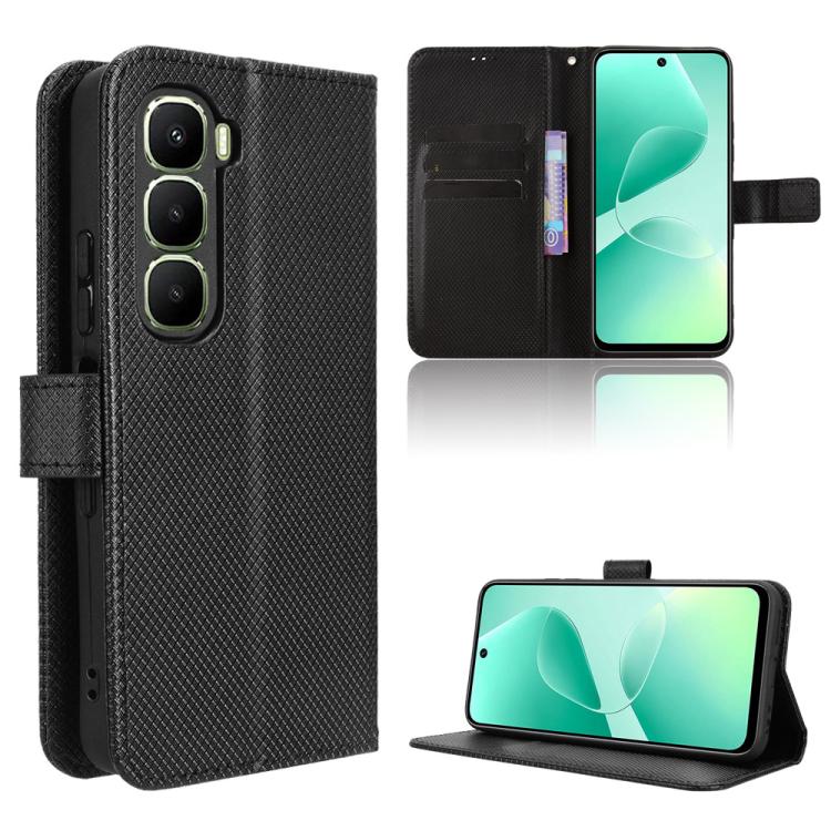 Diamond Texture Leather Phone Case, For Infinix GT 50 Pro 5G, For Infinix Note 60 Ultra 5G, For Infinix Note Edge 5G, For Infinix Smart 20 4G, For Infinix Note 60 / 60 Pro 5G, For Infinix Hot 60i 5G / Tecno Spark Go 5G, For Infinix Hot 60i 4G / Hot 60 ...