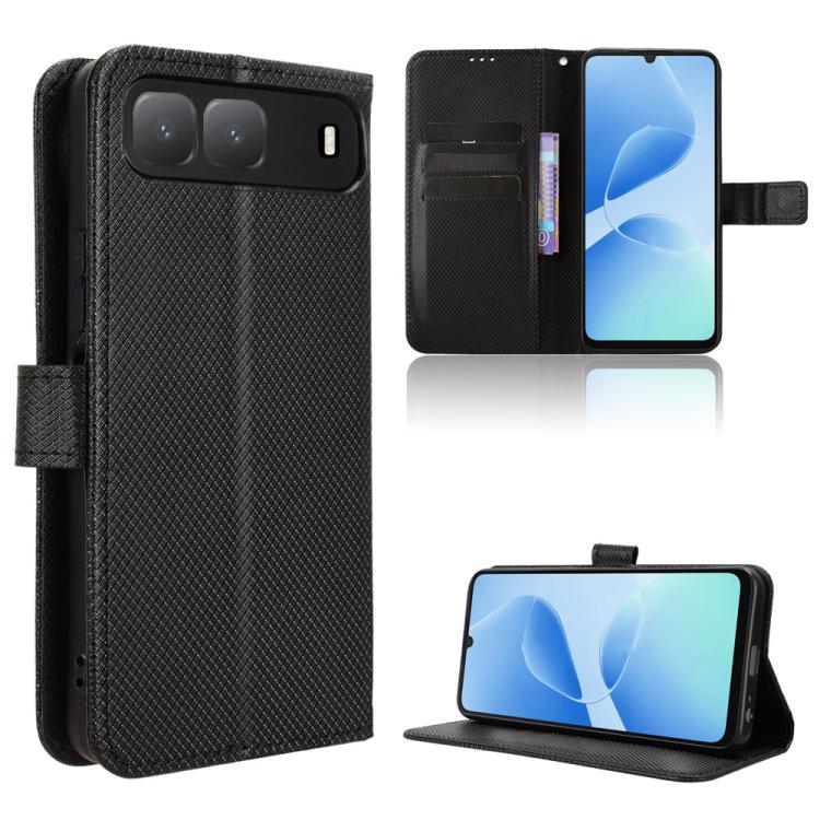 Diamond Texture Leather Phone Case, For Infinix GT 50 Pro 5G, For Infinix Note 60 Ultra 5G, For Infinix Note Edge 5G, For Infinix Smart 20 4G, For Infinix Note 60 / 60 Pro 5G, For Infinix Hot 60i 5G / Tecno Spark Go 5G, For Infinix Hot 60i 4G / Hot 60 ...
