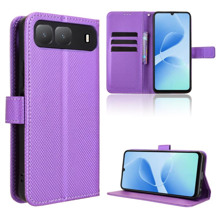 Diamond Texture Leather Phone Case, For Infinix GT 50 Pro 5G, For Infinix Note 60 Ultra 5G, For Infinix Note Edge 5G, For Infinix Smart 20 4G, For Infinix Note 60 / 60 Pro 5G, For Infinix Hot 60i 5G / Tecno Spark Go 5G, For Infinix Hot 60i 4G / Hot 60 ...