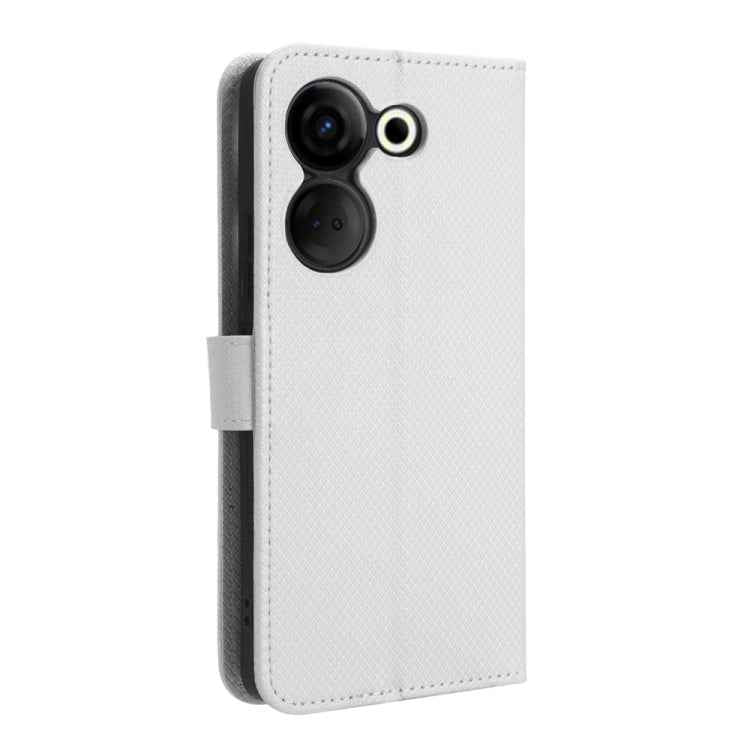 Diamond Texture Leather Phone Case, For Tecno Camon 20 Pro