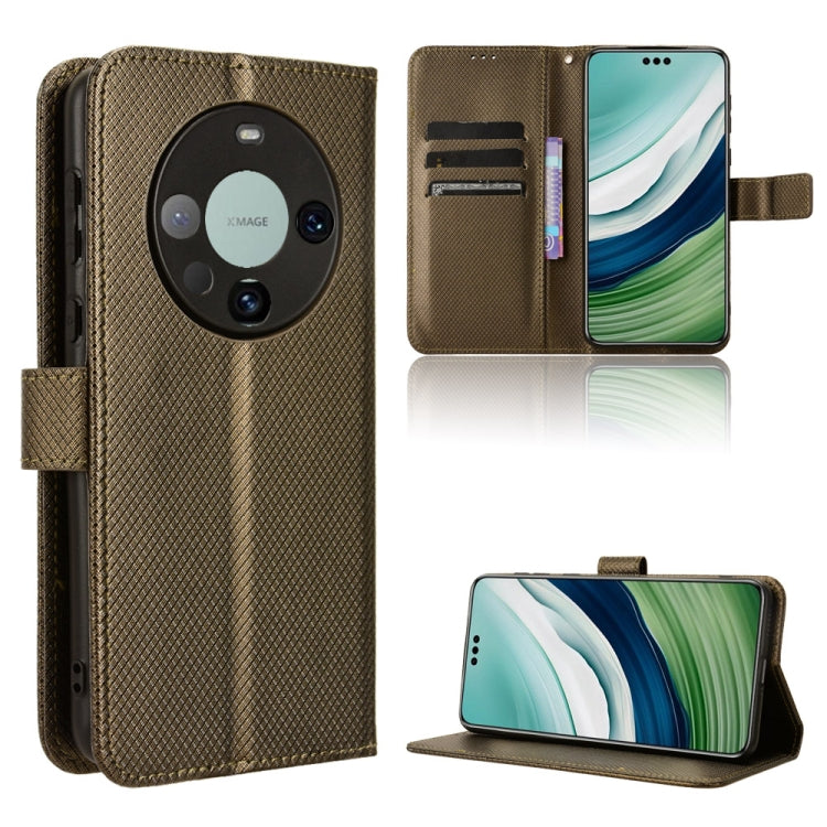 Diamond Texture Leather Phone Case, For Huawei Mate 60 Pro 5G, For Huawei Enjoy 60 Pro / nova 11i, For Huawei Enjoy 60X