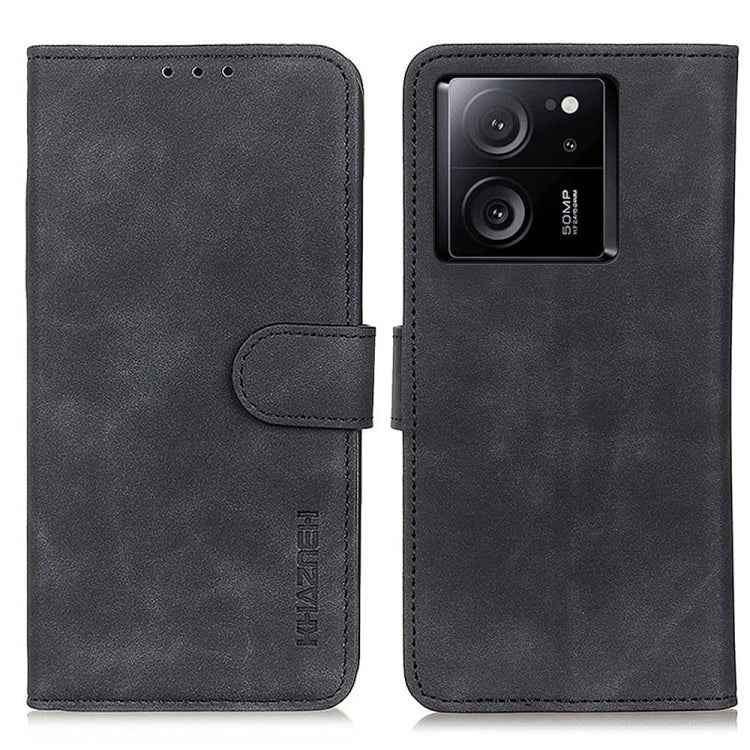 KHAZNEH Retro Texture Flip Leather Phone Case