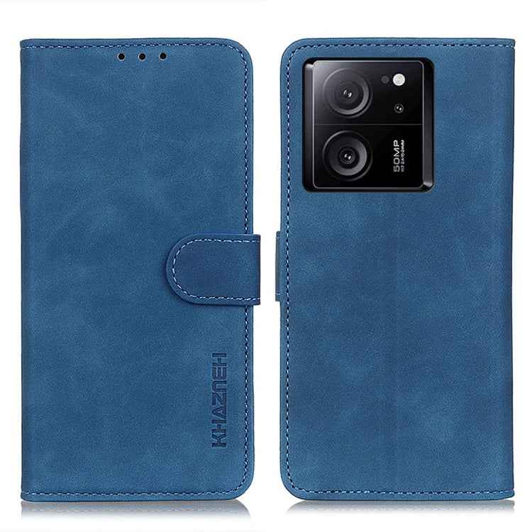 KHAZNEH Retro Texture Flip Leather Phone Case