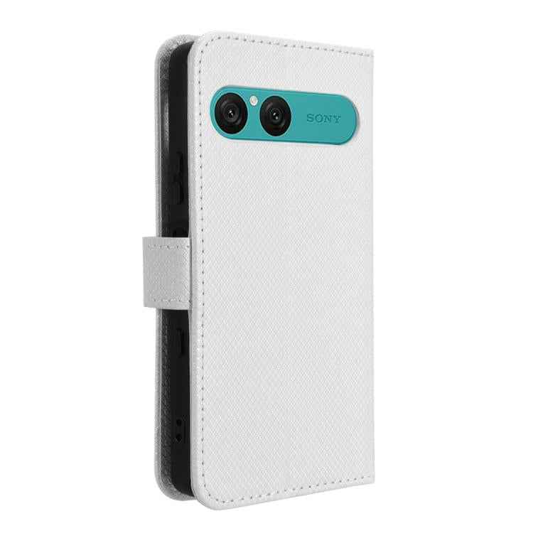 Diamond Texture Leather Phone Case, For Sony Xperia 10 VII, For Sony Xperia 1 VII, For Sony Xperia 10 VI 2024, For Sony Xperia 1 VI 2024, For Sony Xperia 5 V 2023, For Sony Xperia 1 V, For Sony Xperia 10 V