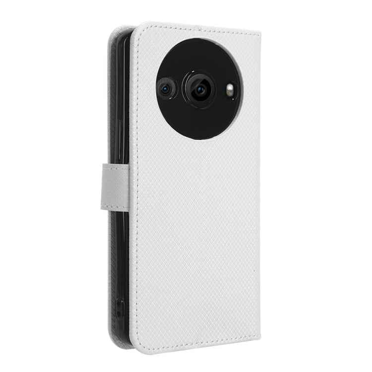 Diamond Texture Leather Phone Case, For Sharp Aquos R8 Pro / Leica Leitz Phone 3, For Sharp Aquos R8, For Sharp Mamorino6