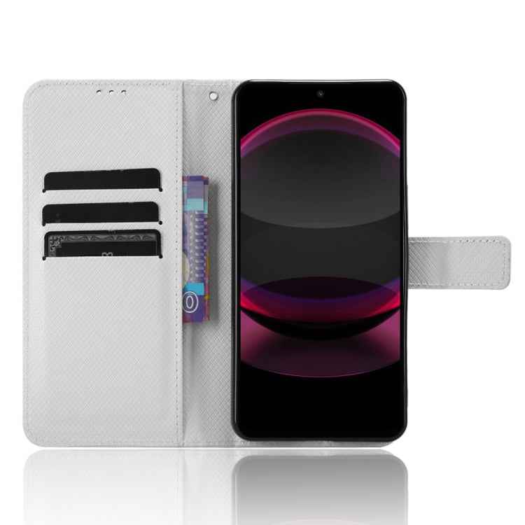 Diamond Texture Leather Phone Case, For Sharp Aquos R8 Pro / Leica Leitz Phone 3, For Sharp Aquos R8, For Sharp Mamorino6